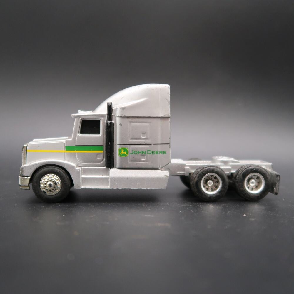 Ertl John Deere Tractor Trailer Cab 1:64 Scale Truck Toy Car Plastic Silver